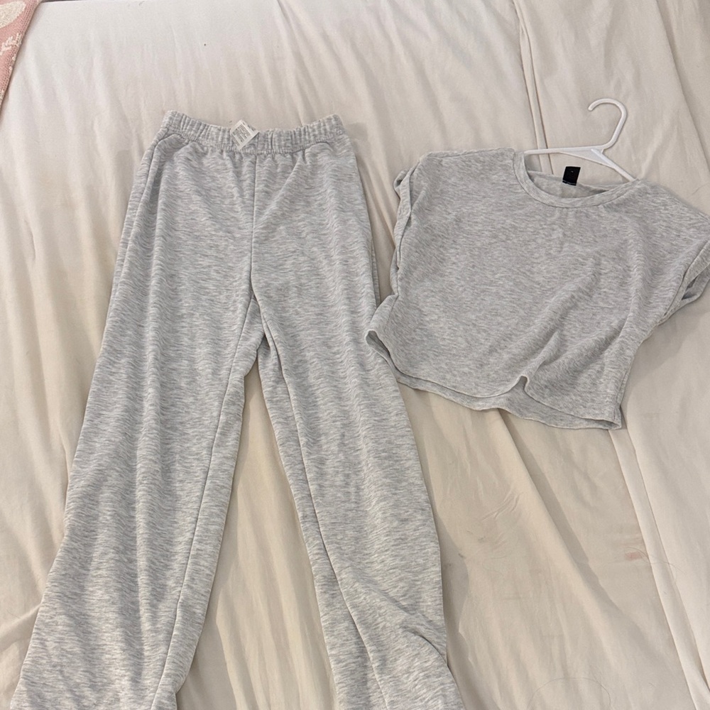 SHEIN Gray Loungewear Set